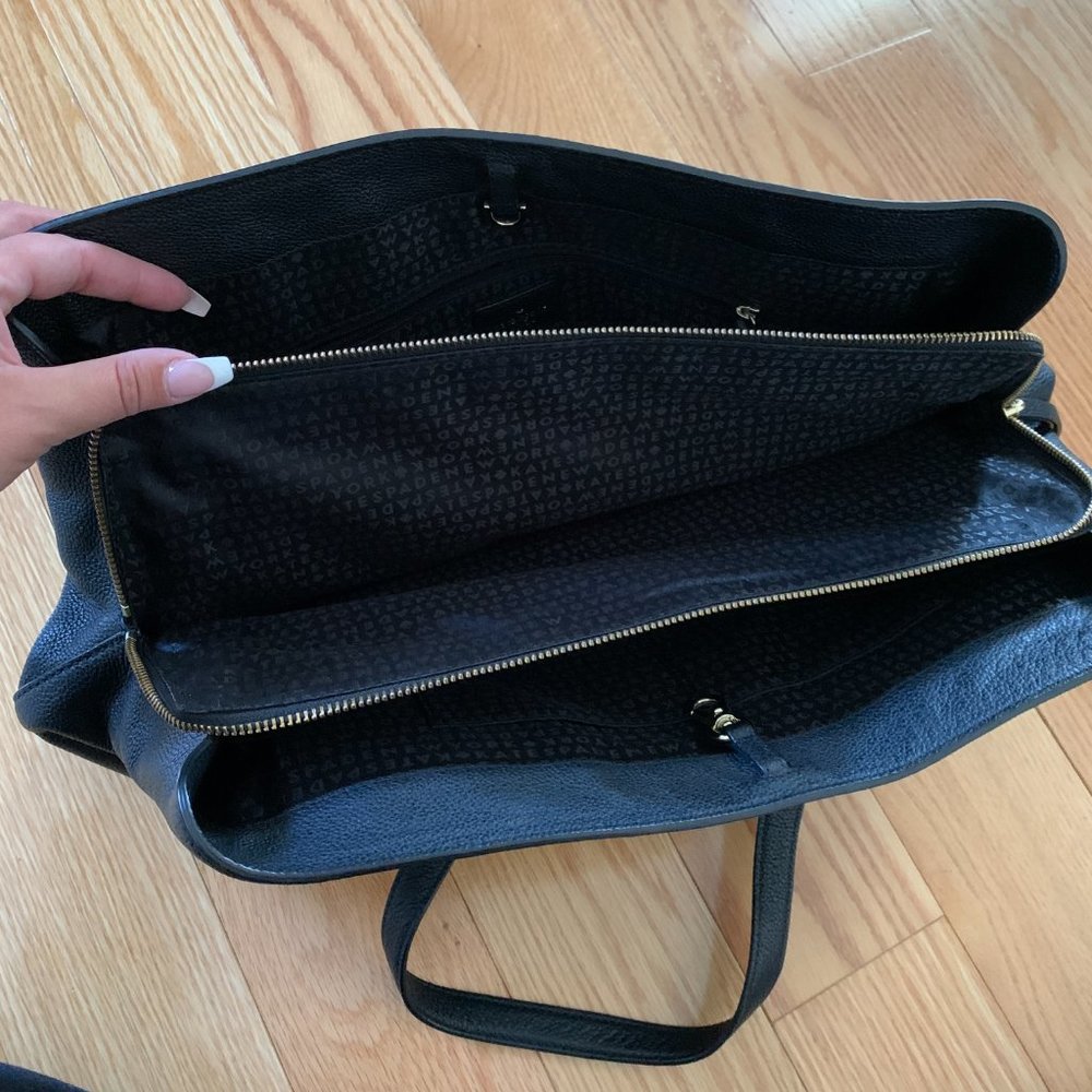 Kate Spade Black tote Bag-Large - Picture 3 of 5